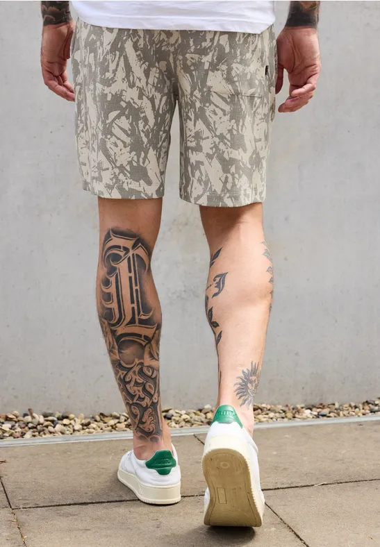 Jersey Waffel Piquée Shorts