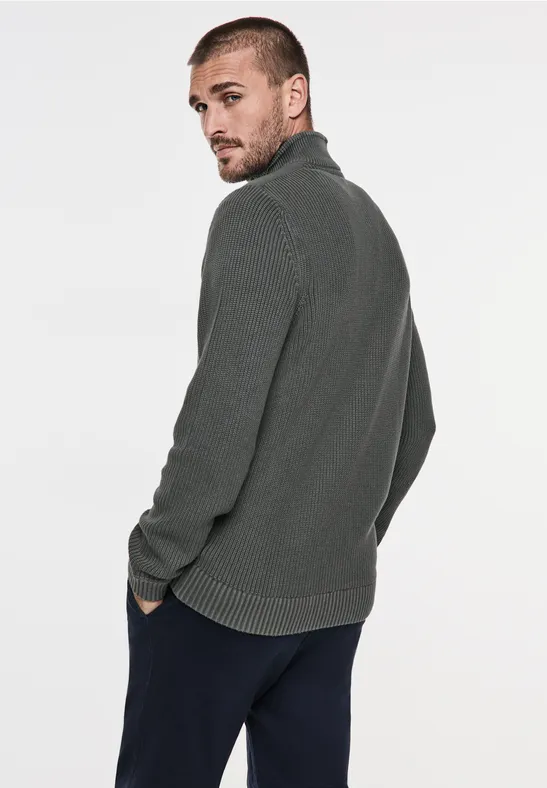 Cardigan mit Zipper