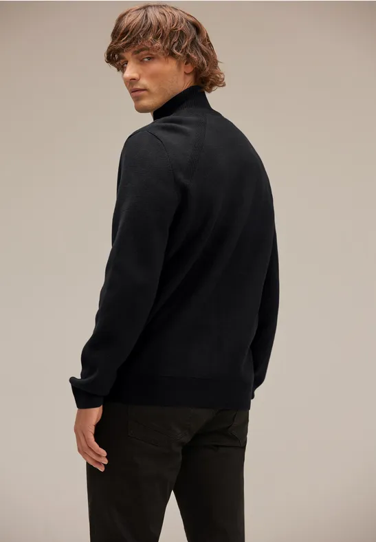 Strickjacke mit Zipper