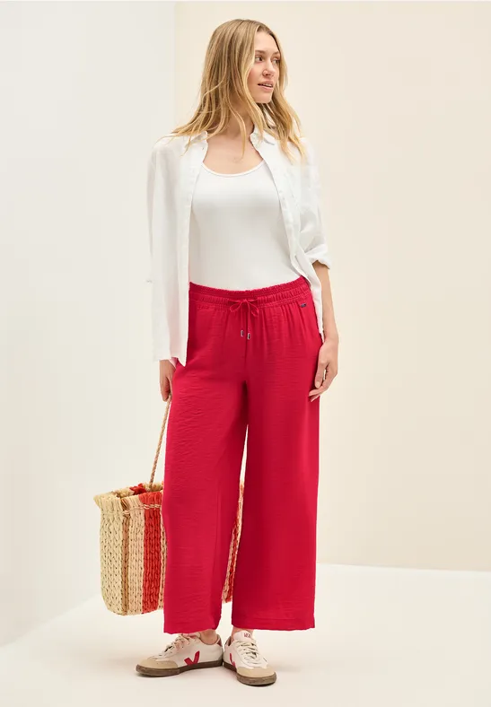 7/8 Twill-Hose mit Struktur
