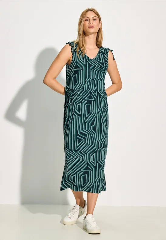 Jersey Kleid mit Print