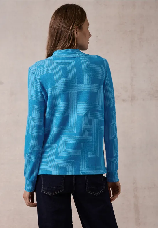 Bedrucktes Langarmshirt