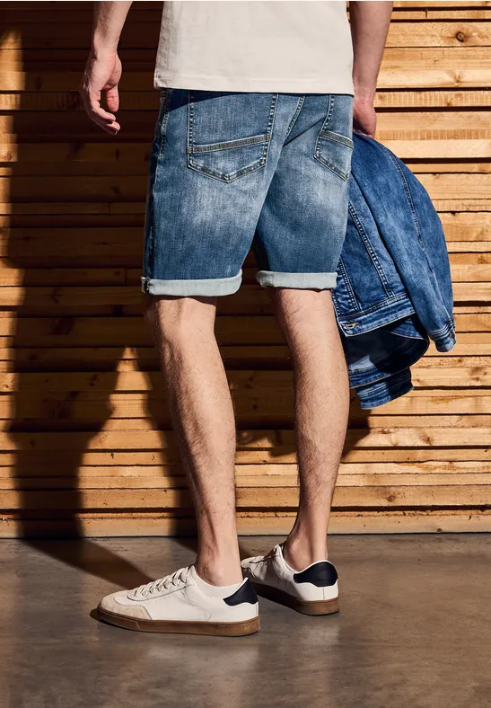 Stretch Jeansshorts