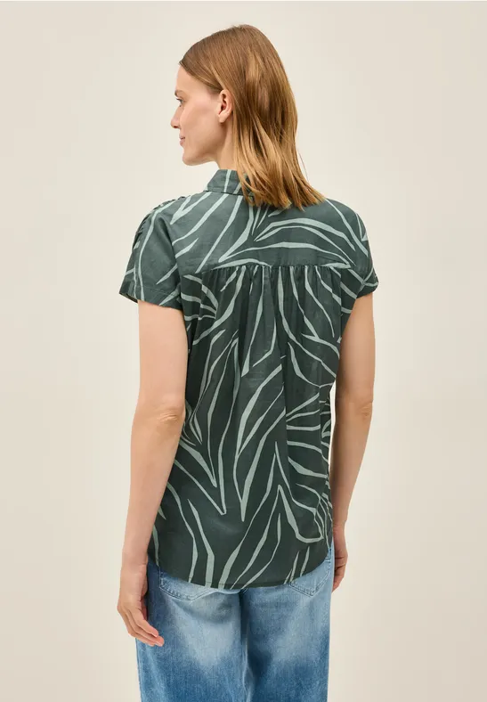 Leichte Baumwollhemdbluse