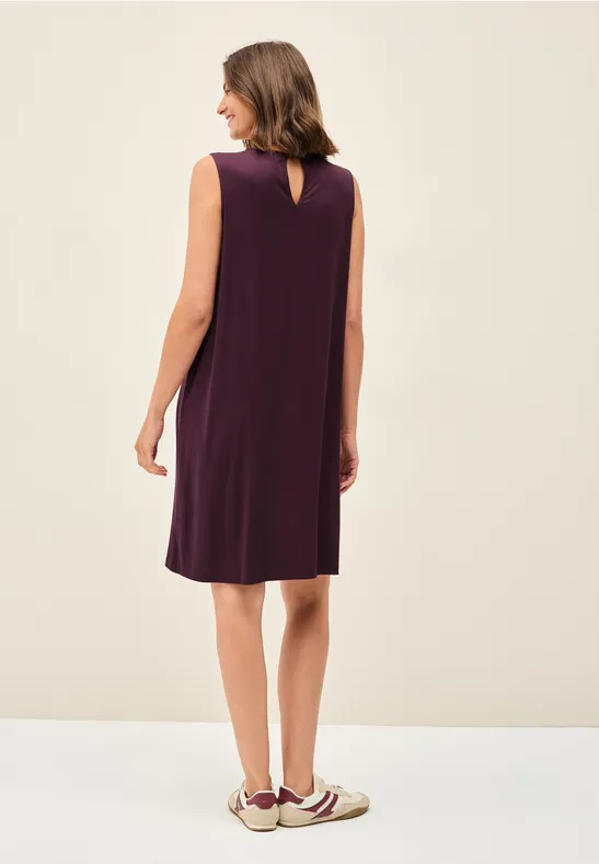 Ärmelloses Jersey-Kleid