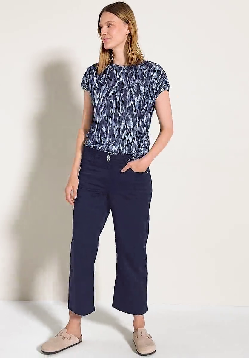 Shirt im Ausbrenner-Look