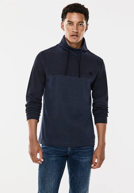 Jaquard-Langarmshirt