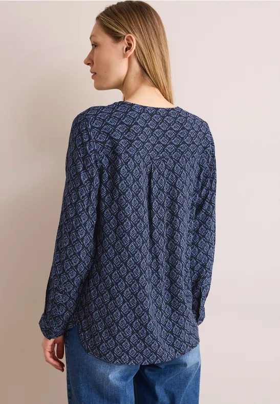 Tunika mit Minimal Print