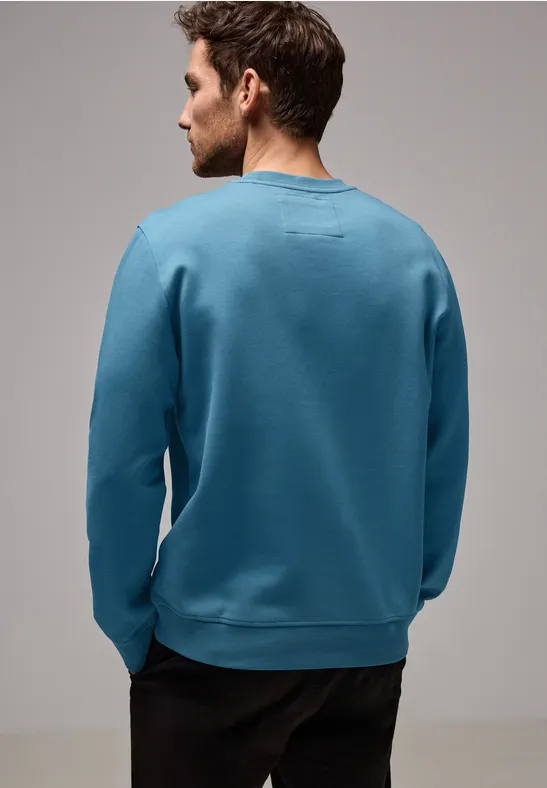 Stretch Crewneck Sweater