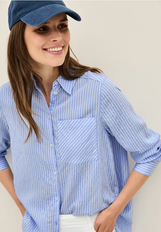 Gestreifte Hemdbluse