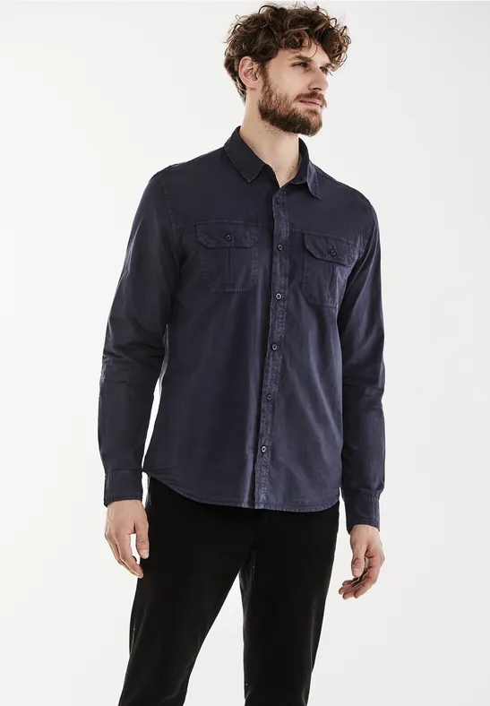 Hemd in washed Optik