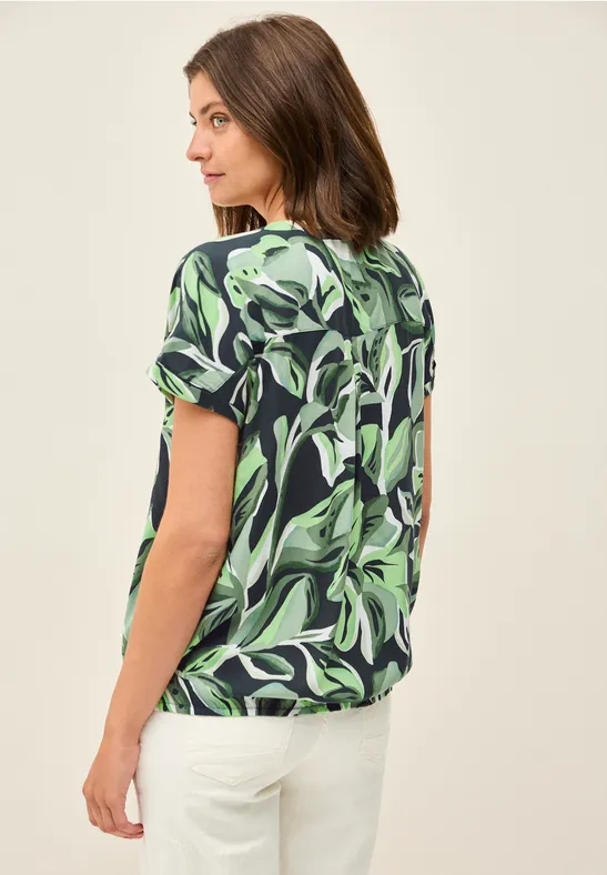 Gemustertes Blusenshirt