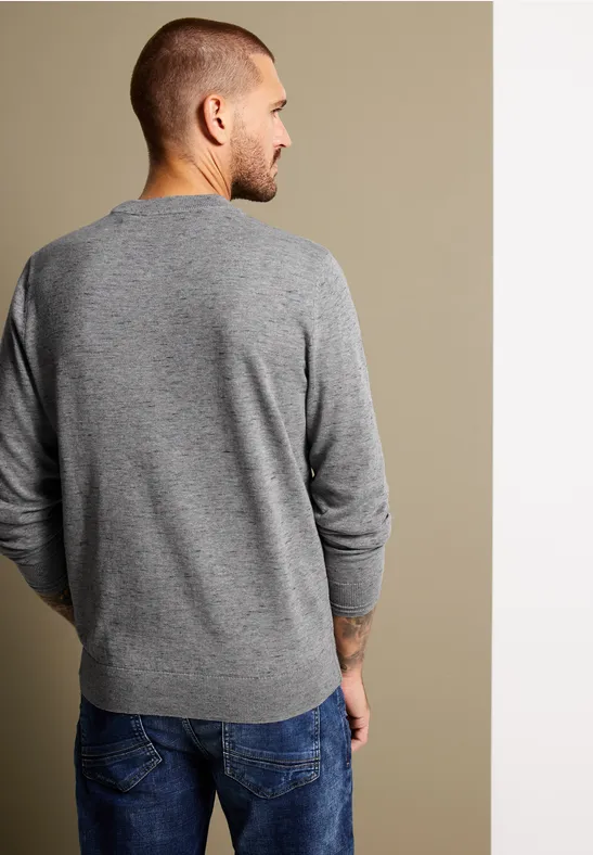 Basic Melange Pullover