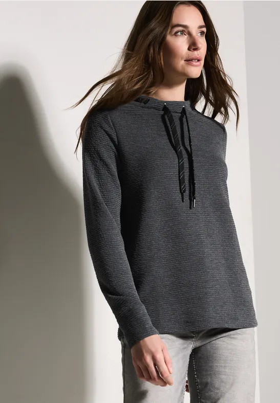 Sweater mit Stehkragen