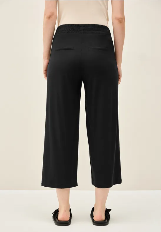 Wide Leg Jersey-Hose