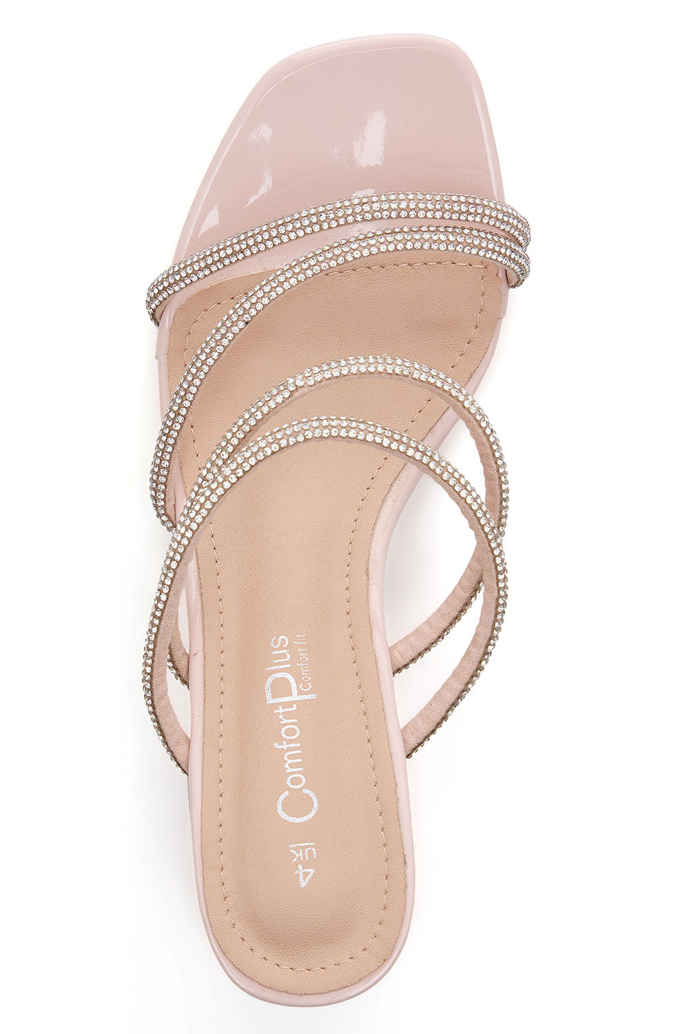 Diamante Strap Heels