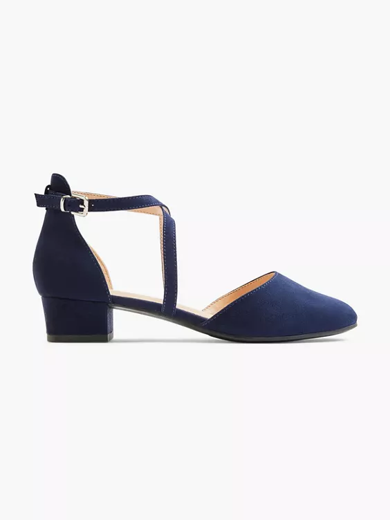 Graceland Spangenpumps in blau