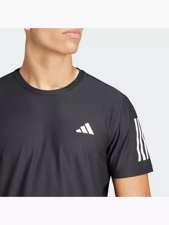 adidas Own the Run T-Shirt in schwarz