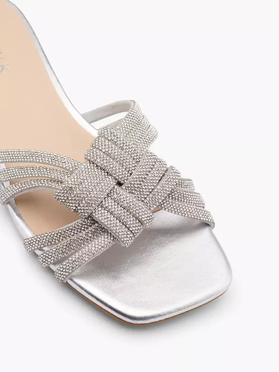 Catwalk Pantolette in silber