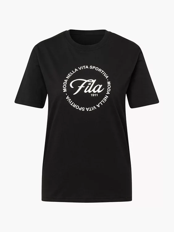 FILA T-Shirt in schwarz