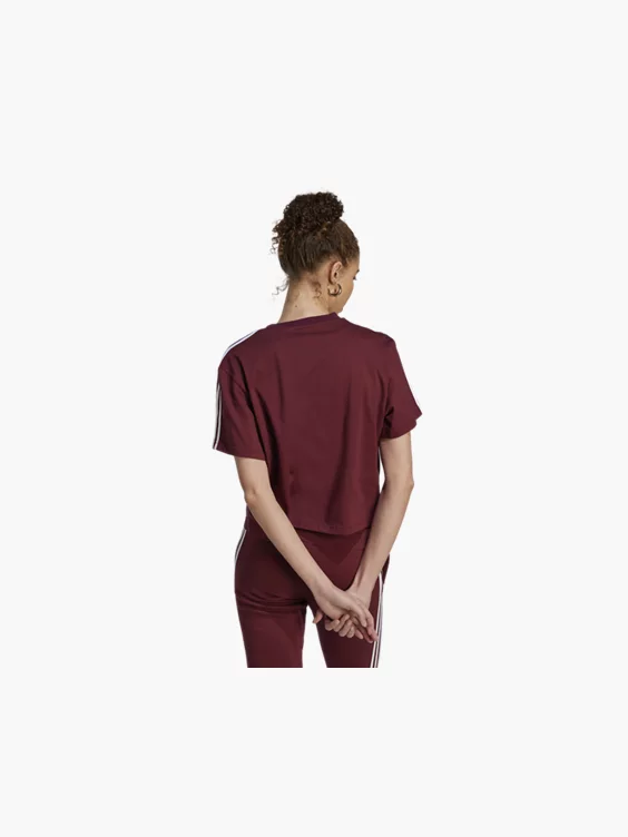 adidas Crop T-Shirt in rot