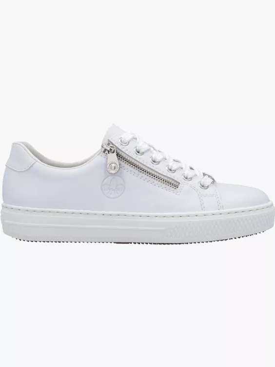 Rieker Damen Sneaker Low in weiß