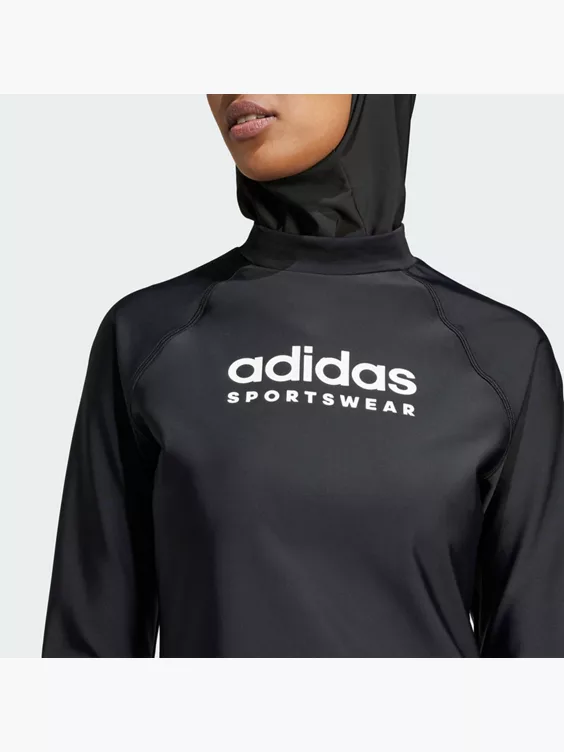adidas Long Sleeve Rashguard in schwarz