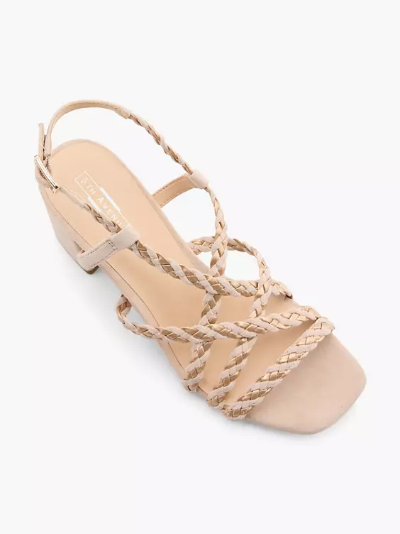 5th Avenue Leder Sandalette in rosa