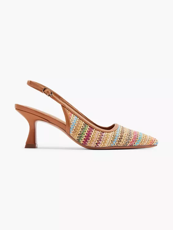 Catwalk Slingpumps in braun