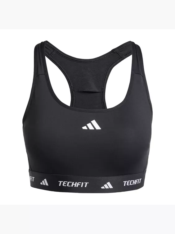 adidas TECHFIT Sport-BH in schwarz