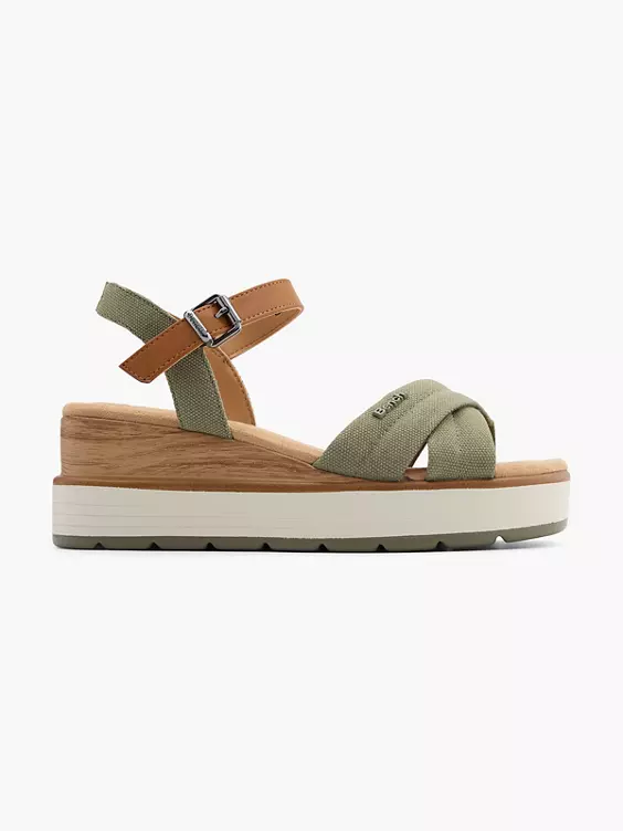 Bench Keilsandalette in khaki
