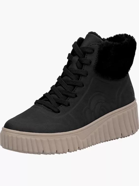 Damen Sneaker High in schwarz