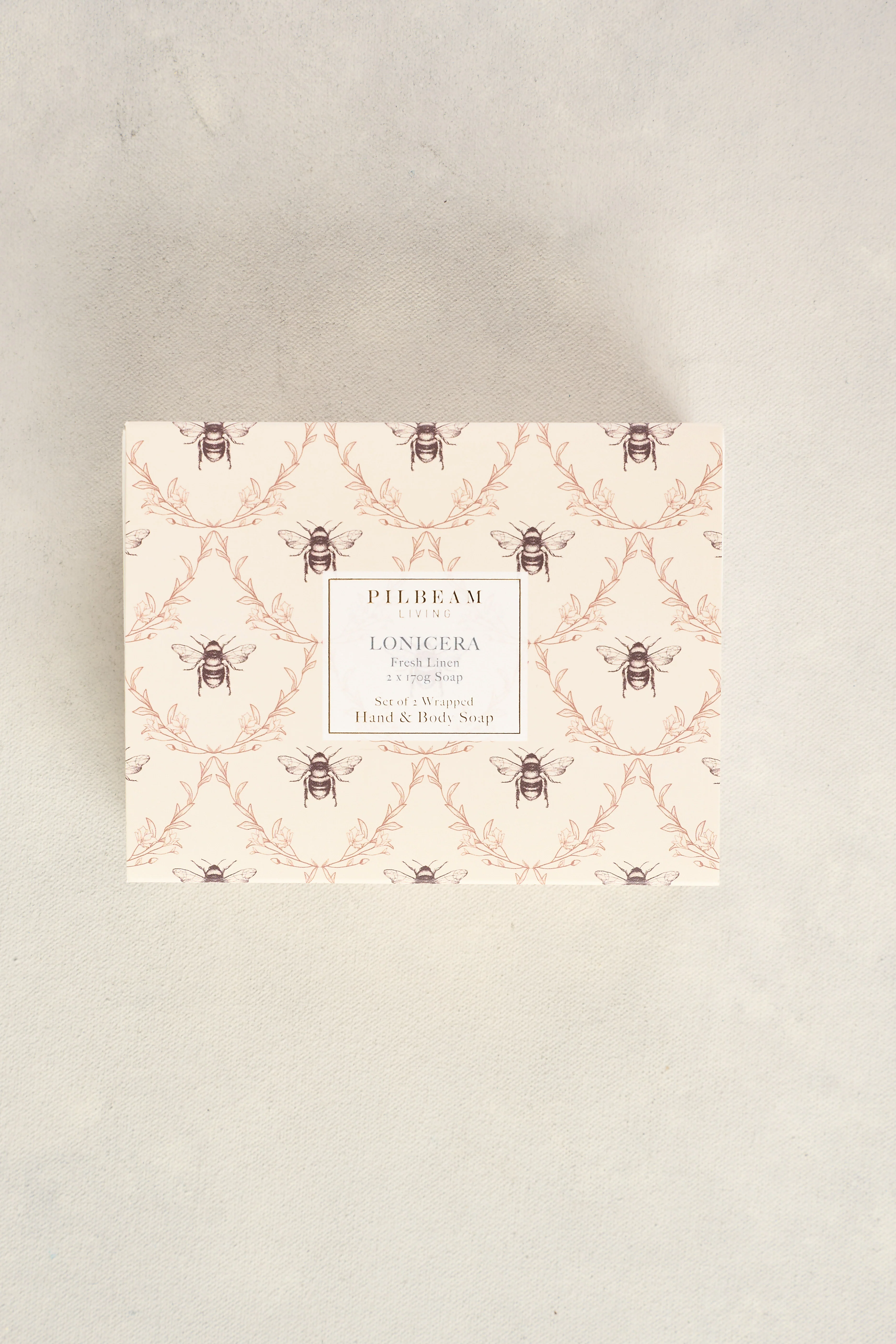 Bee Print Soap Gift Set