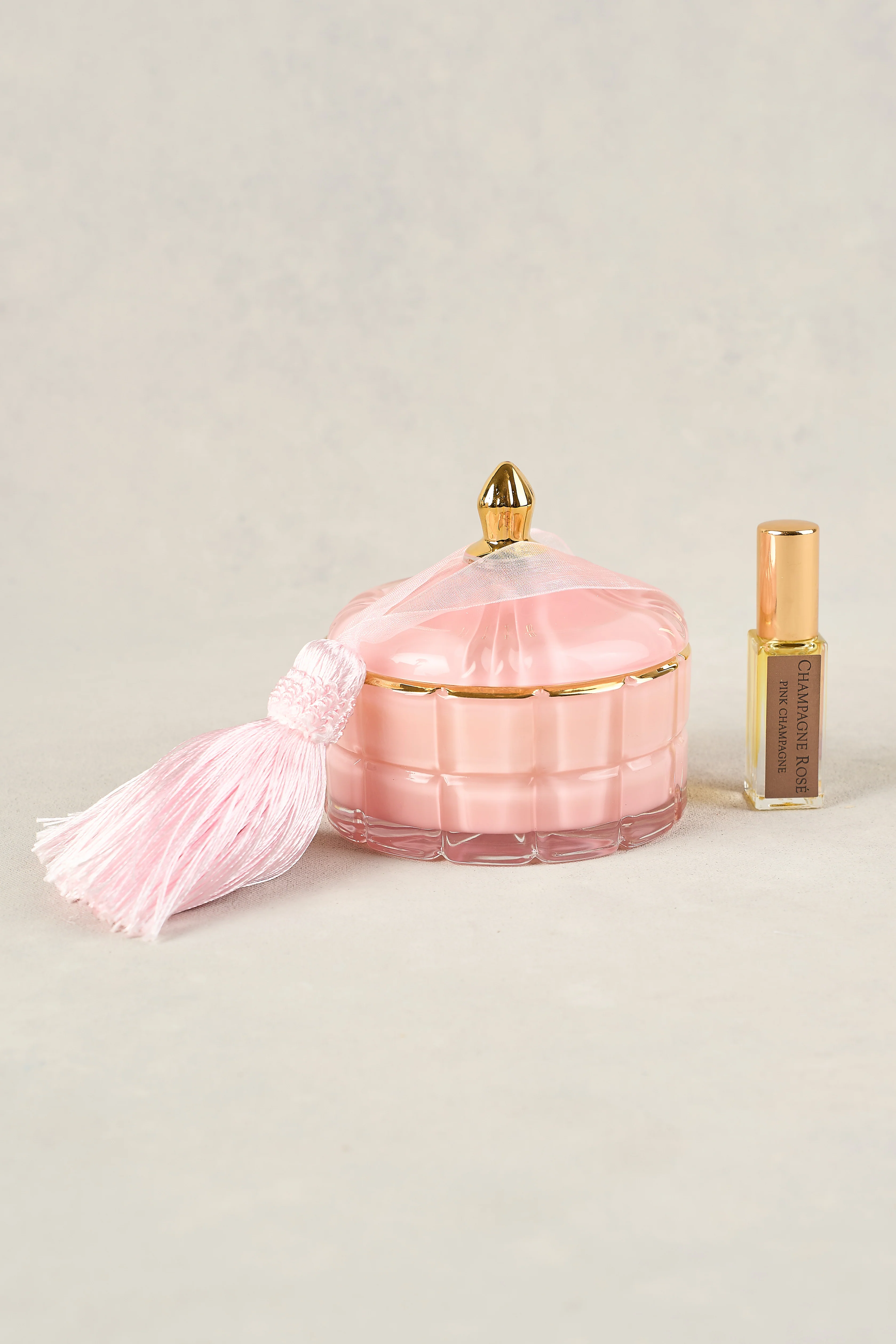 Cote Noire Pink Art Deco Candle