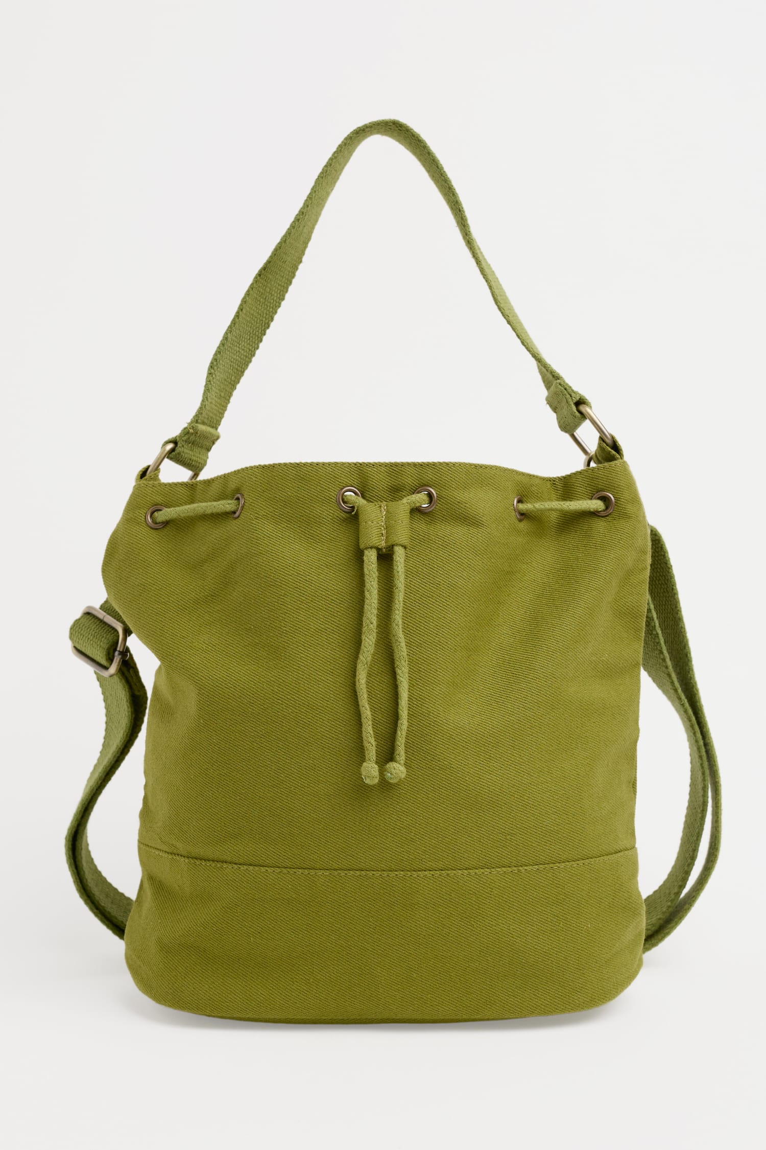 Handtied Organic Cotton Bucket Bag