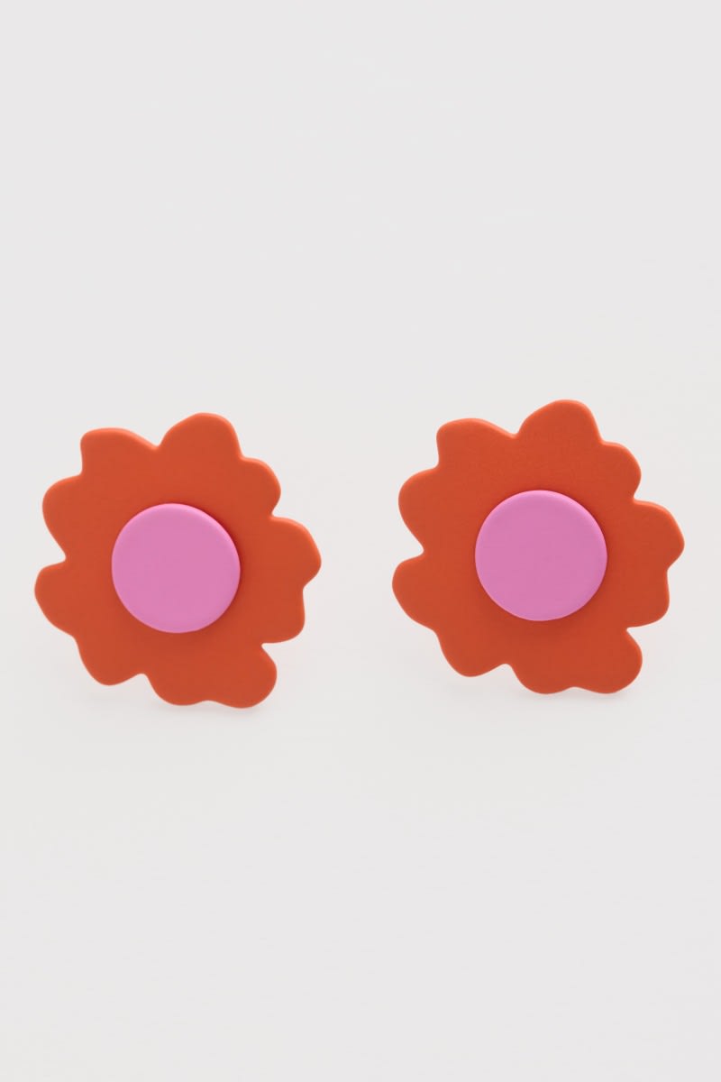 Pilosella Flower Stud Earrings