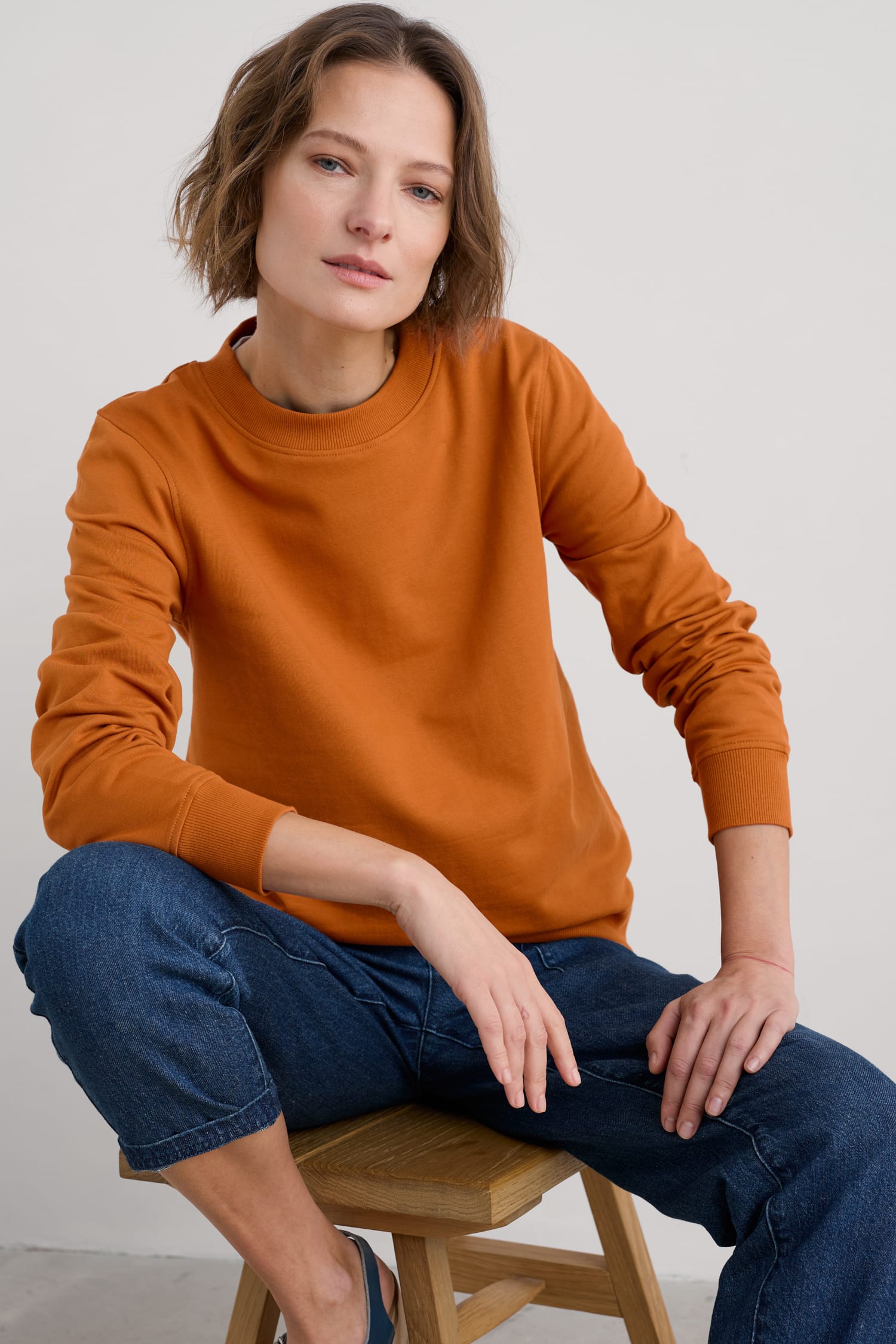 Mappa Brushed Organic Cotton Sweatshirt