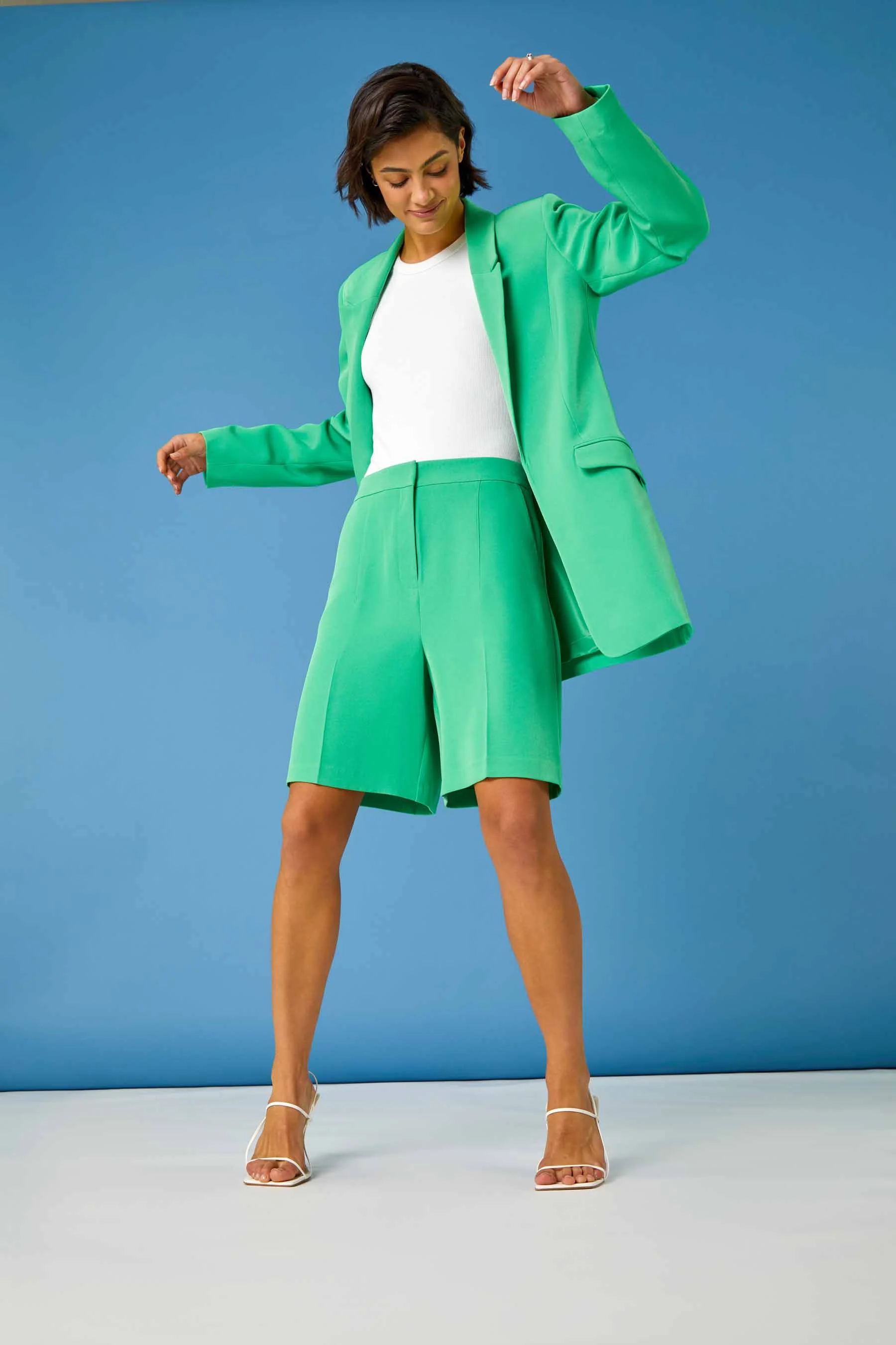 Jade Tailored Bermuda Shorts