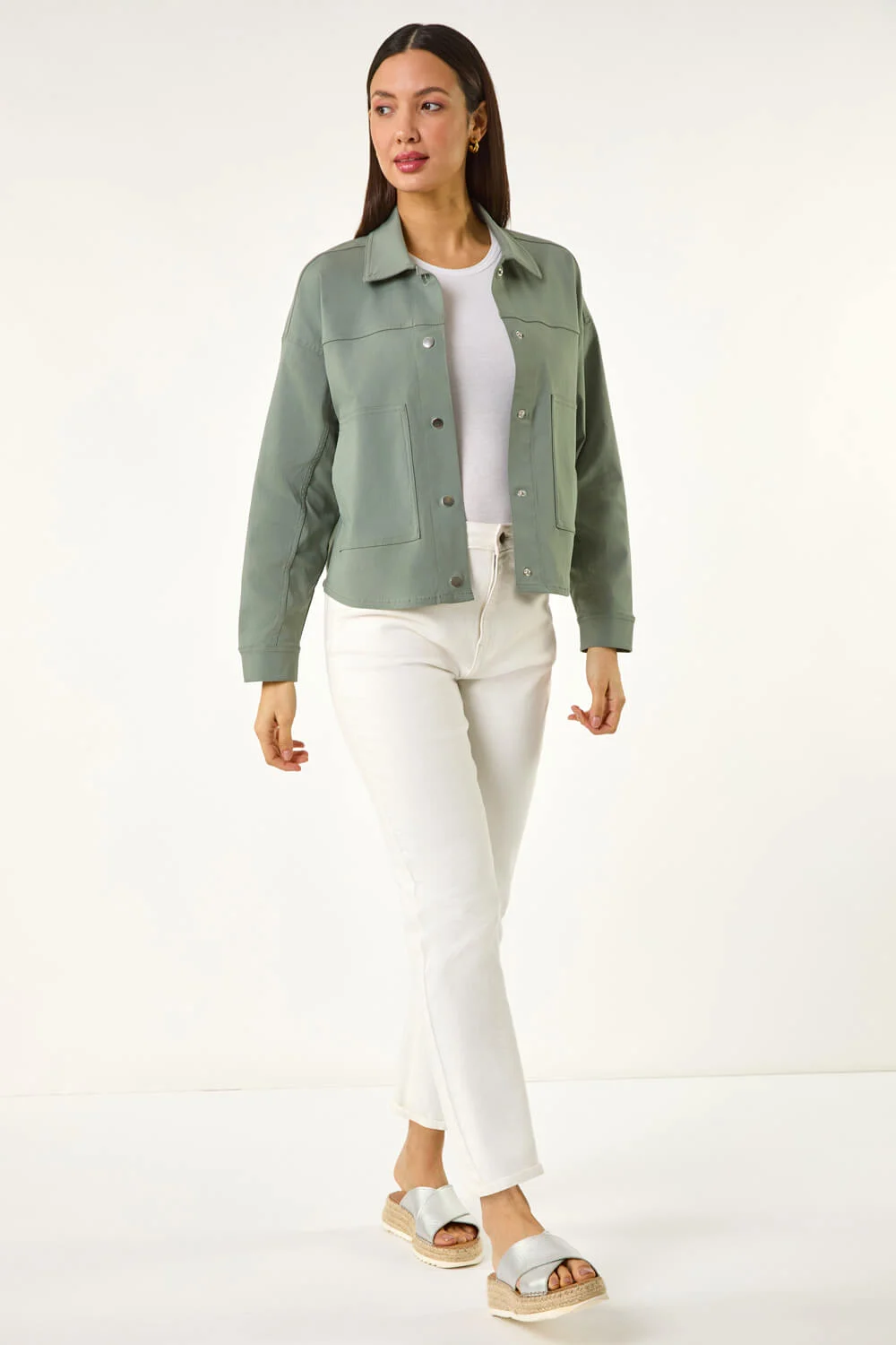 Khaki Patch Pocket Jacket