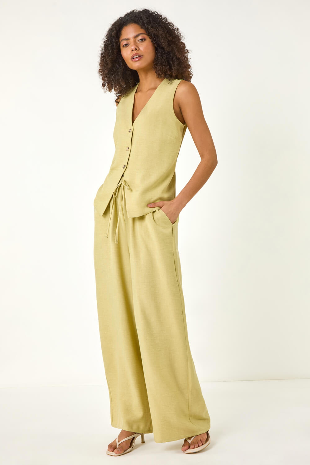 Lime Dusk Waist Coat