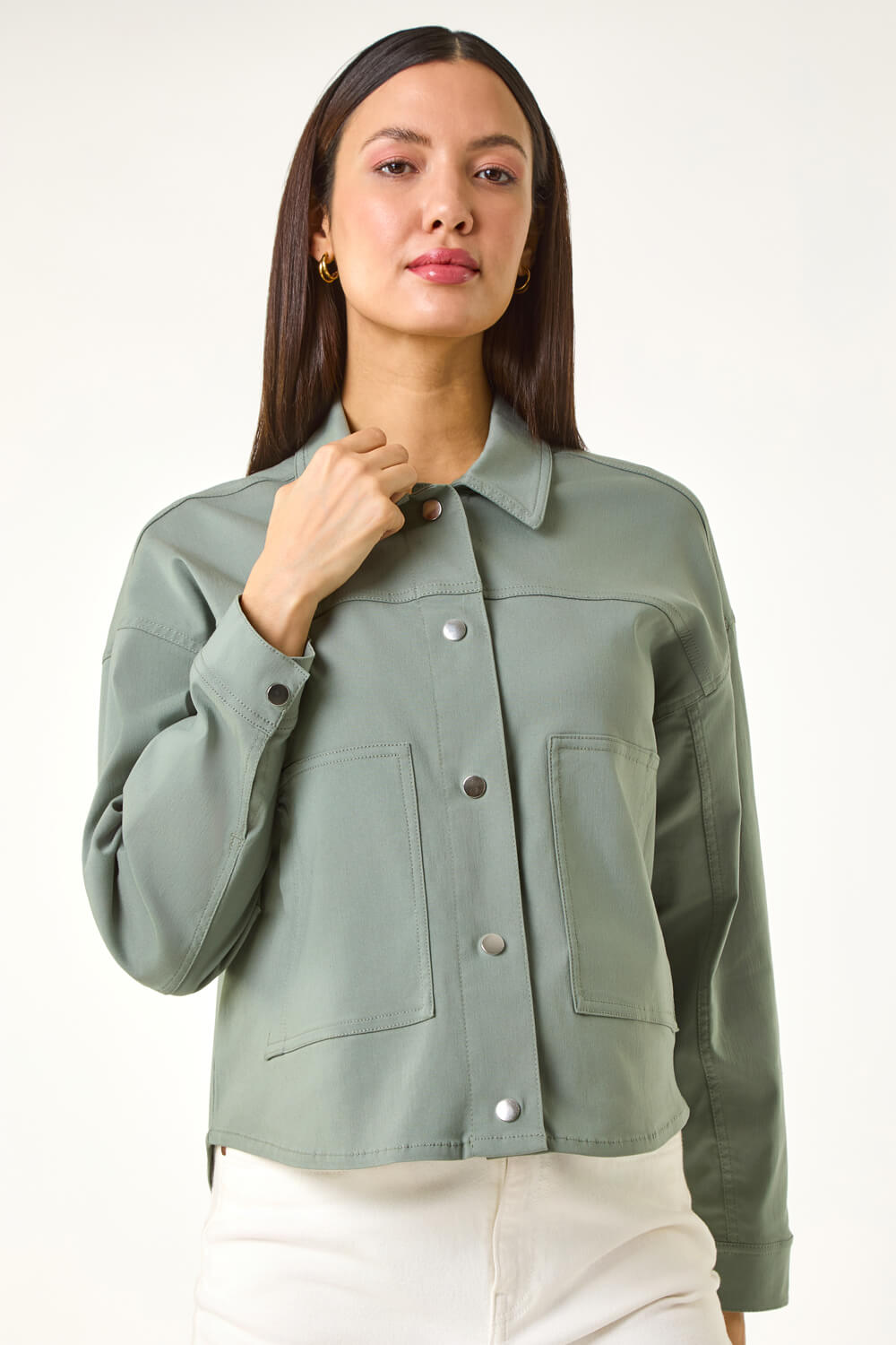 Khaki Patch Pocket Jacket