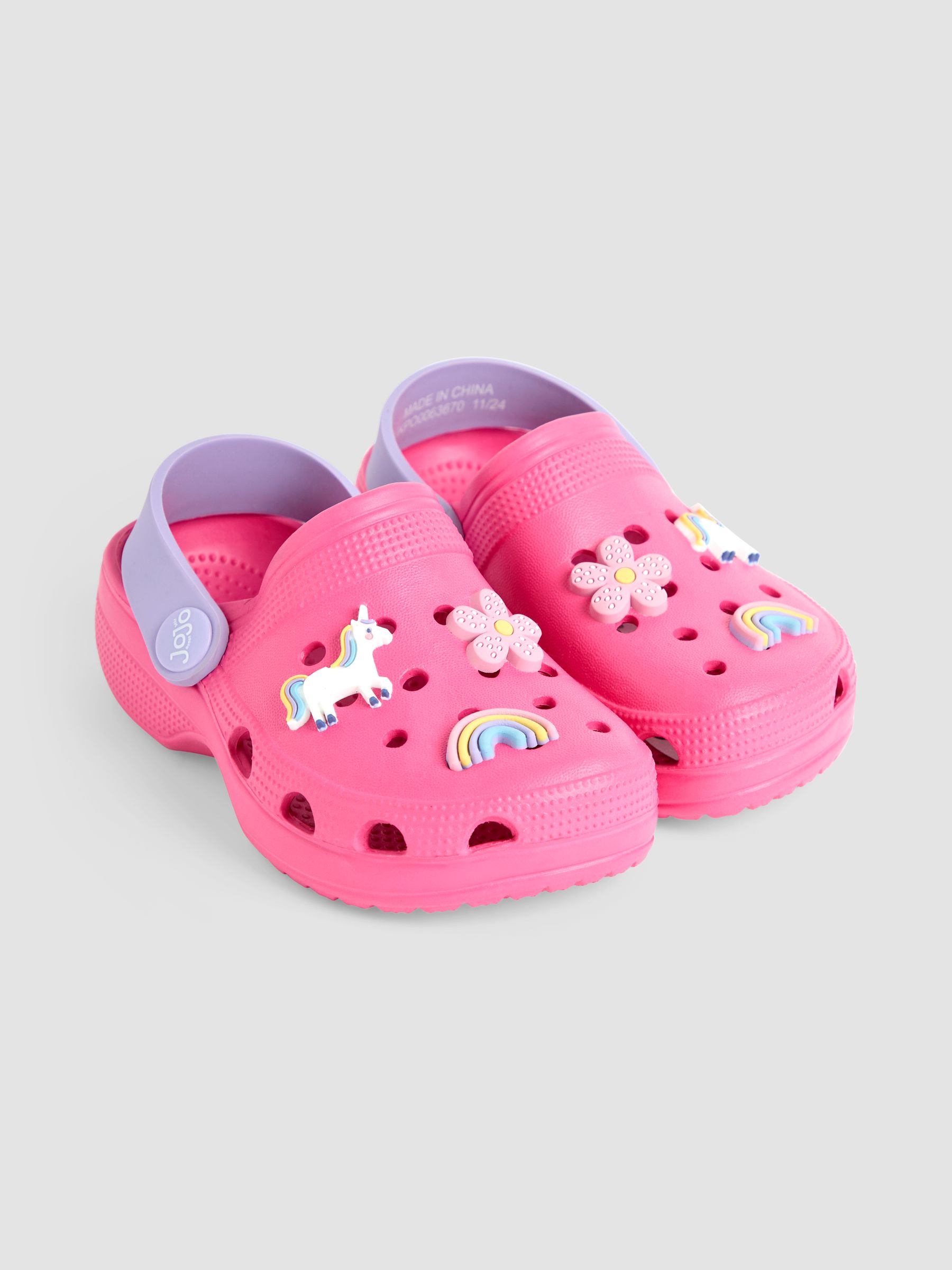 Fuchsia Slip On Clog