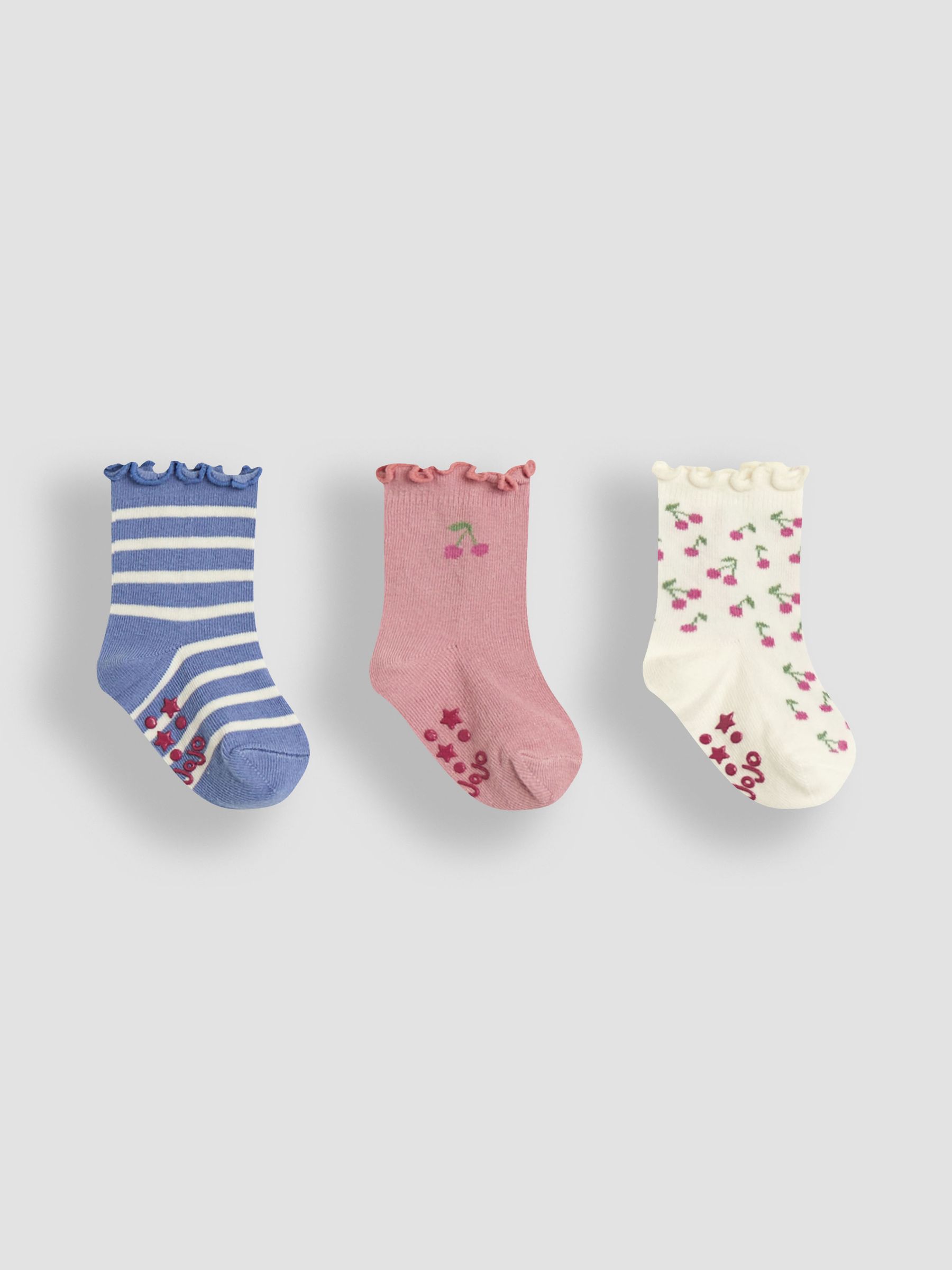 Pink Fruit Socks 3 Pack