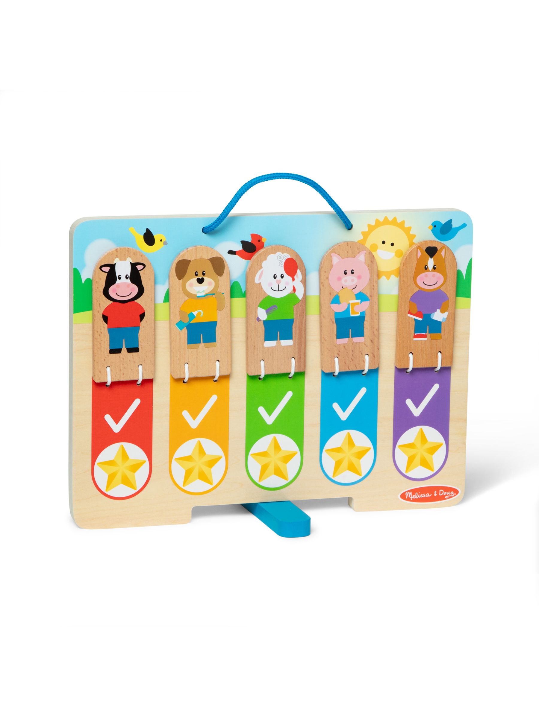 Melissa & Doug No Colour Daily Routines Chart