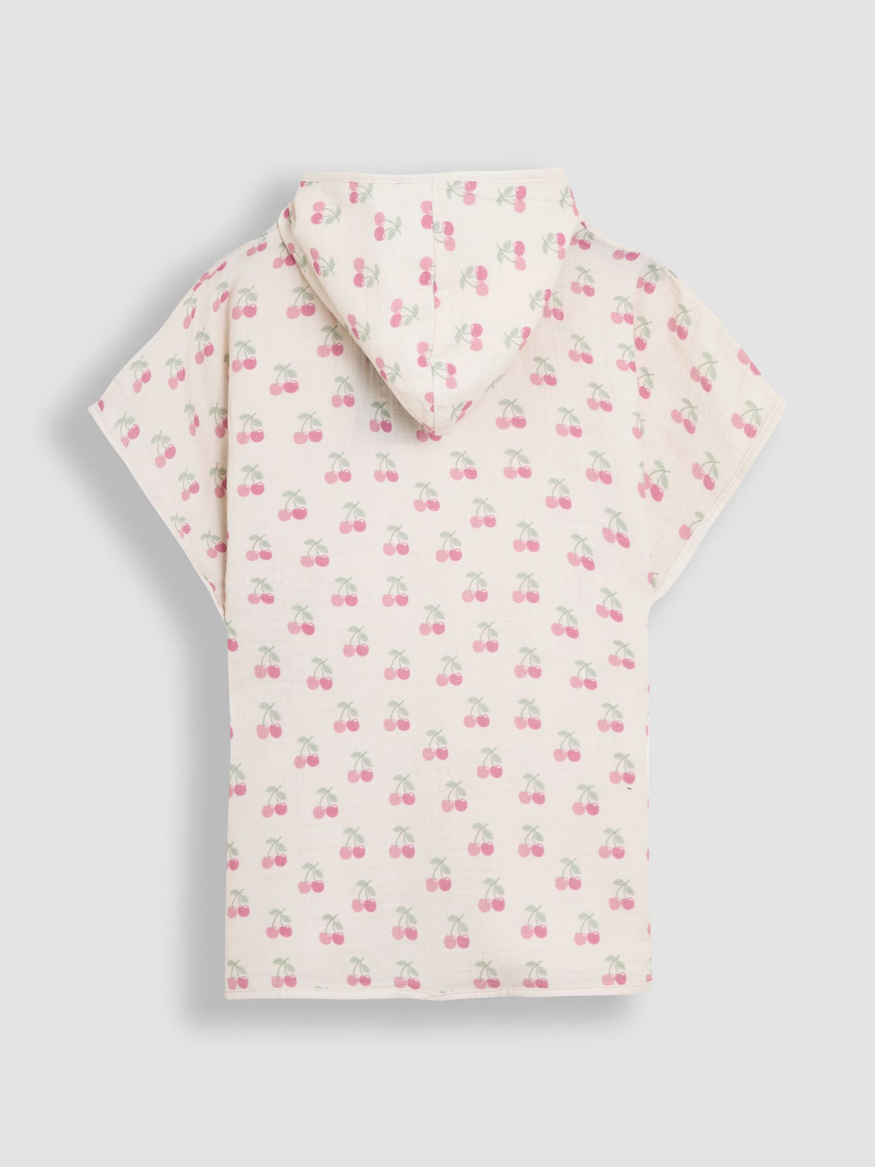 Cream Muslin Poncho