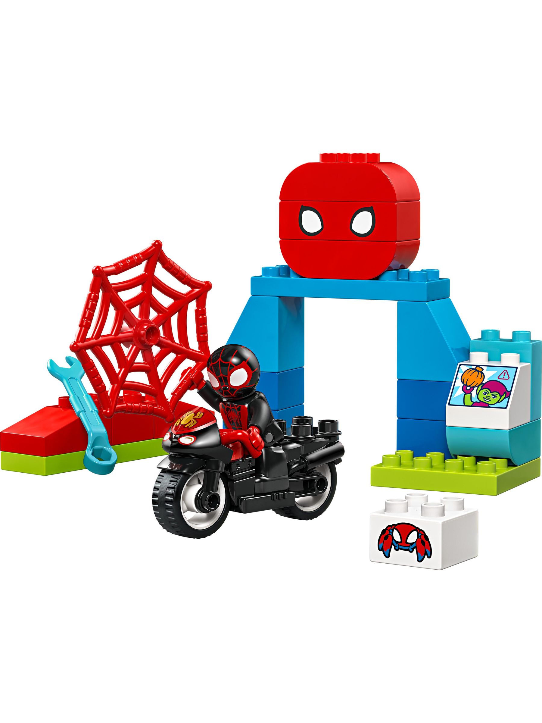LEGO DUPLO Marvel Spins Motorcycle Adventure Set