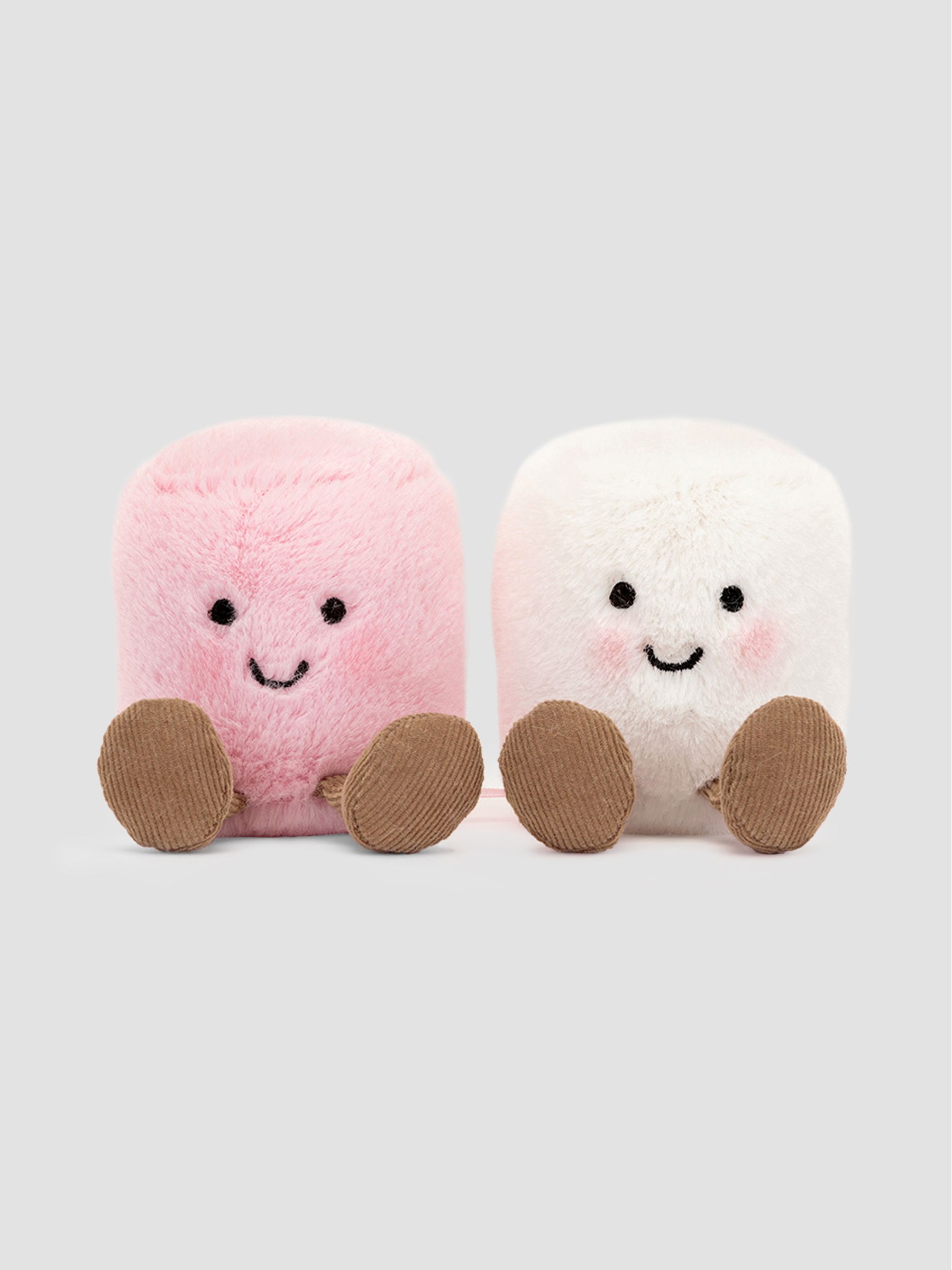 Jellycat Amuseables Pink and White Marshmallows