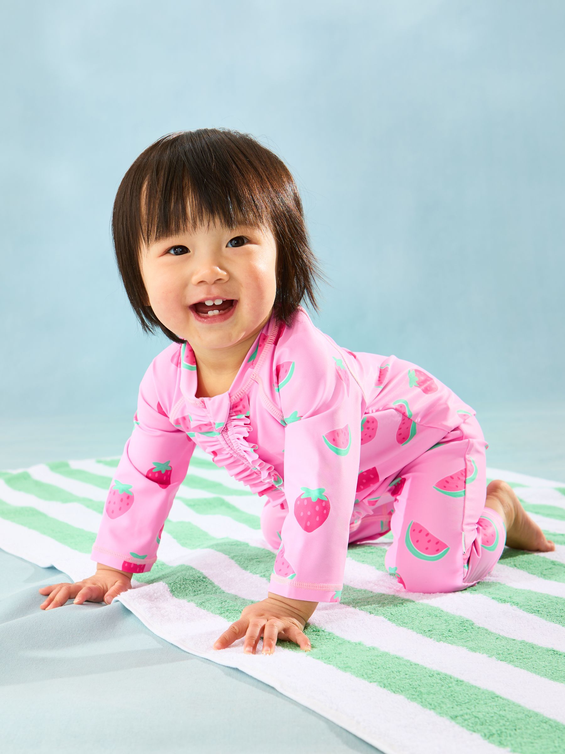 Multi Strawberry Sun Protection Suit