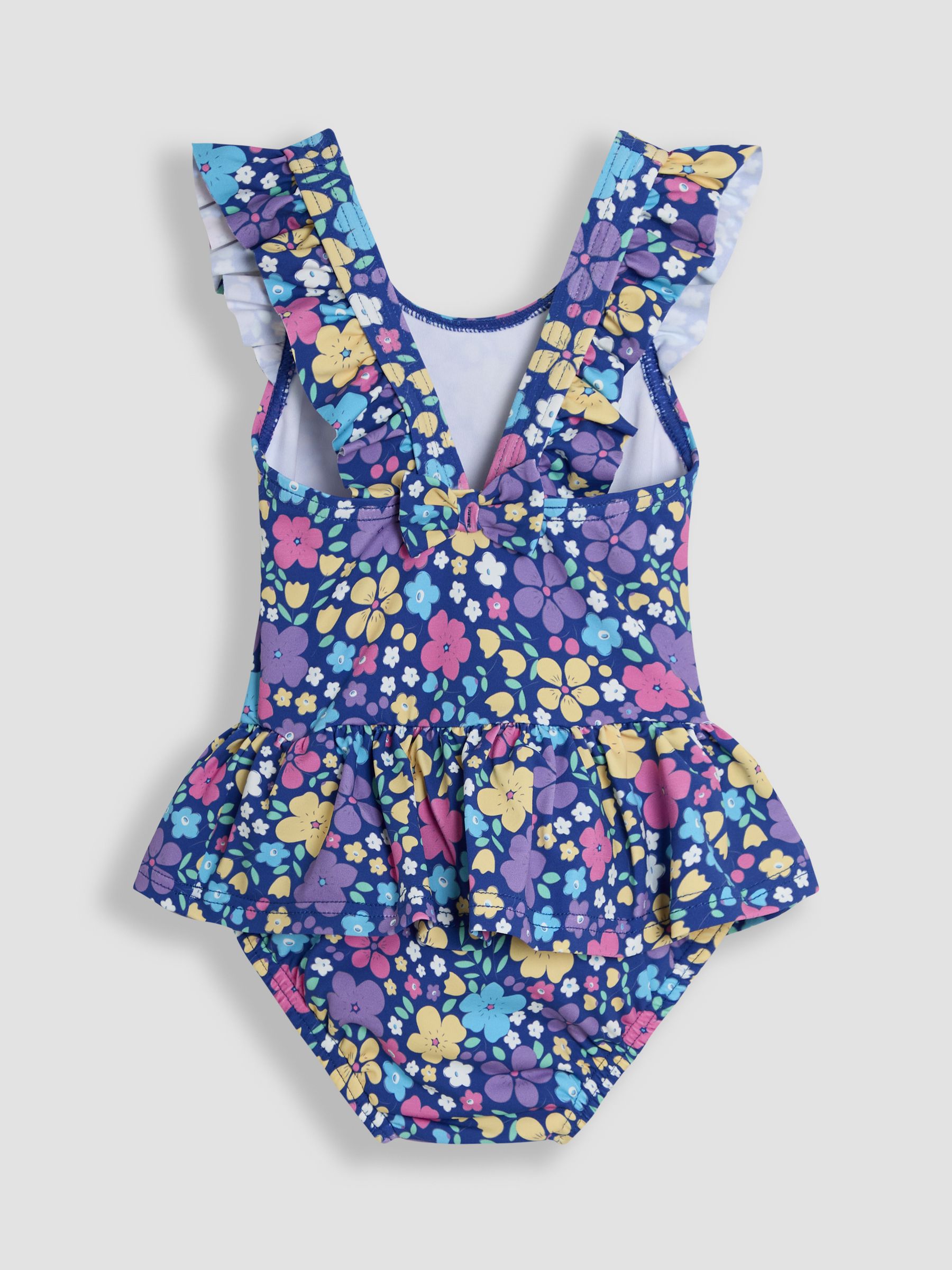 Floral Swimsuit with Nappy