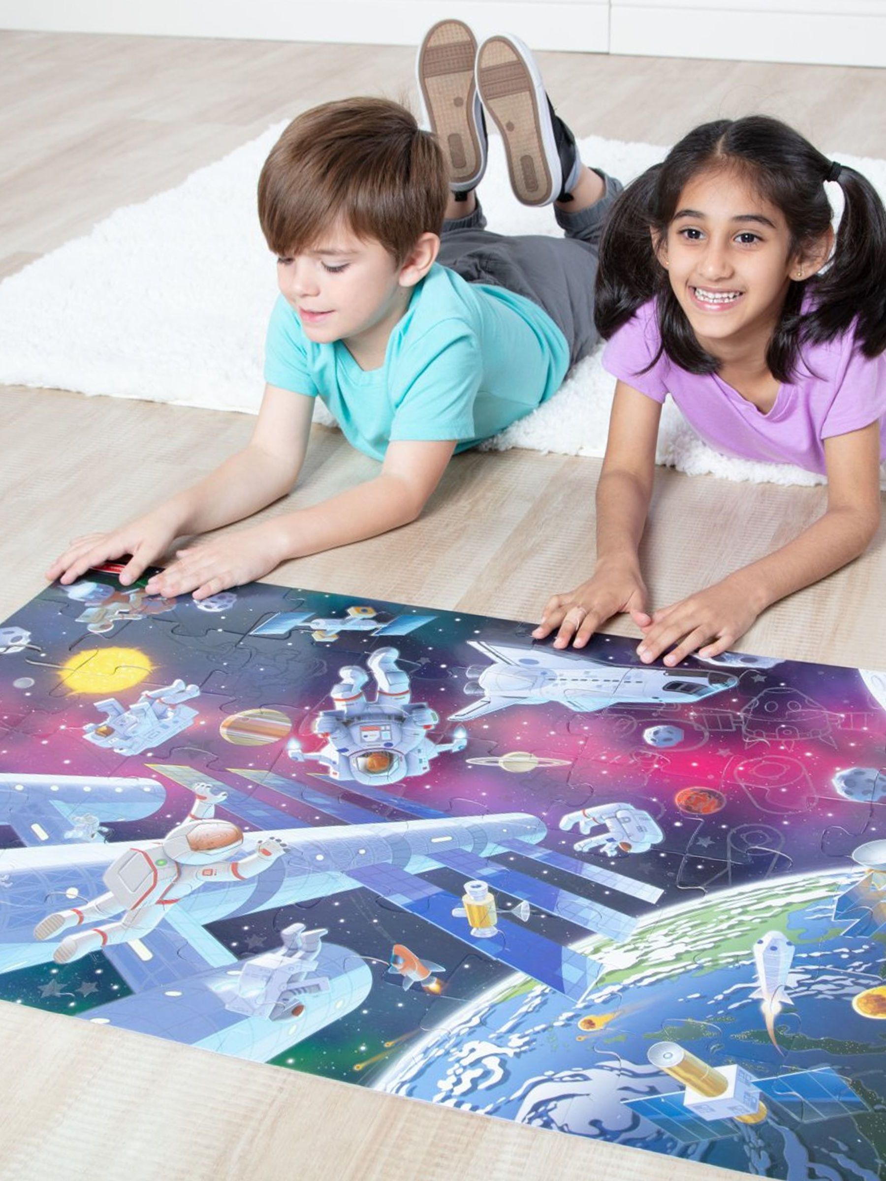Melissa & Doug Outer Space Glow in the Dark Floor Puzzle